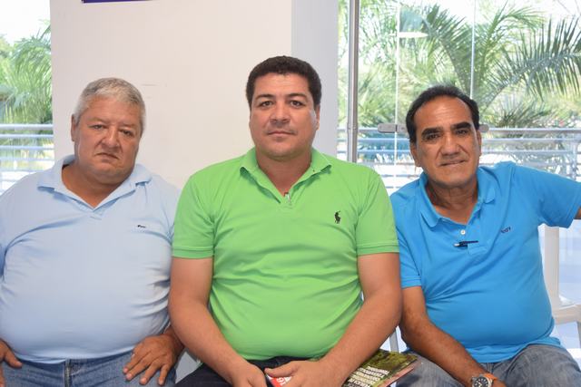 Daniel Osorio, Geovany Quintero y Rodrigo Rodríguez.